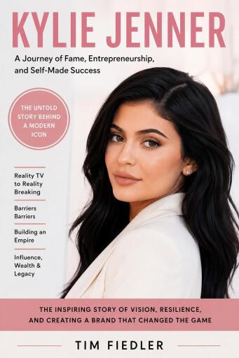 Portada del libro «Kylie Jenner and the Billion-Dollar Brand», de Tim Fiedler