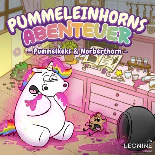 Portada del audiolibro «Pummeleinhorns Abenteuer - Pummelkeks und Norberthorn», de Steffi Engel, Norman Cöster