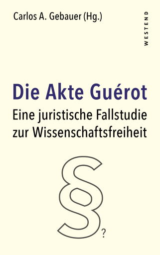 Portada del libro «Die Akte Guérot»