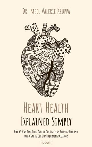 Portada del libro «Heart Health Explained Simply», de Dr. med. Valerie Kruppa