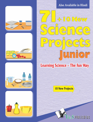 Portada del libro «71+10 New Science Project Junior (With Online Content on Dropbox)», de Vikas Khatri