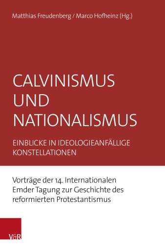 Portada del libro «Calvinismus und Nationalismus»