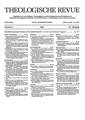 Theologische Revue 2025/5