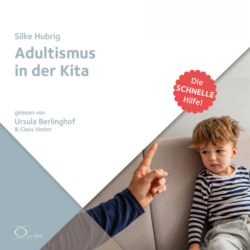 Portada del audiolibro «Adultismus in der Kita», de Silke Hubrig
