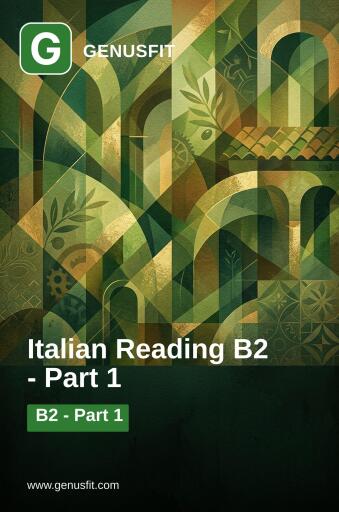 GenusFit: Italian Reading B2. Part 1/3
