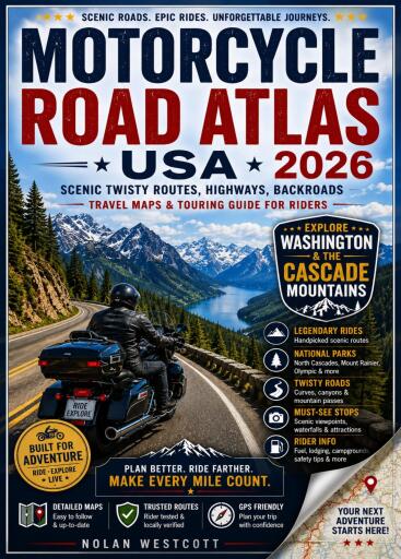 Motorcycle Road Atlas USA 2026