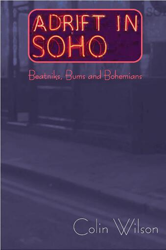 Portada del libro «Adrift in Soho», de Colin Wilson