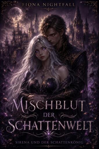 Portada del libro «Mischblut der Schattenwelt», de Fiona Nightfall