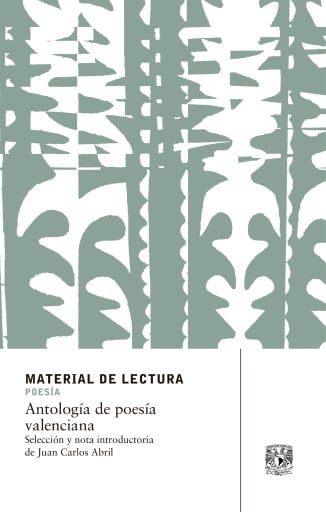 Material de lectura. Antología de poesía valenciana