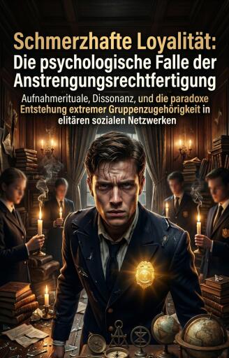 Portada del libro «Schmerzhafte Loyalität: Die psychologische Falle der Anstrengungsrechtfertigung», de Irma Oderwald