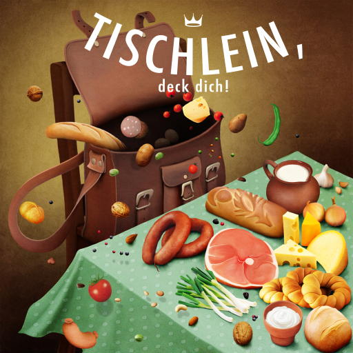 Portada del audiolibro «Tischlein deck dich», de Brüder Grimm