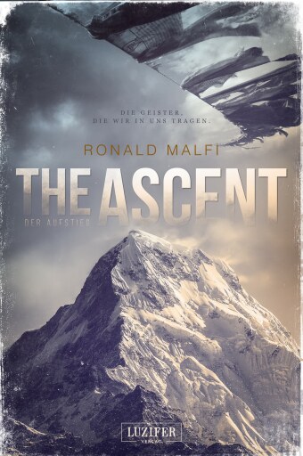 Portada del libro «THE ASCENT - DER AUFSTIEG», de Ronald Malfi