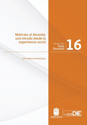 Maltrato al docente: una mirada desde la experiencia social