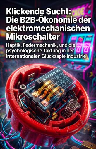 Portada del libro «Klickende Sucht: Die B2B-Ökonomie der elektromechanischen Mikroschalter», de Daniel Krause