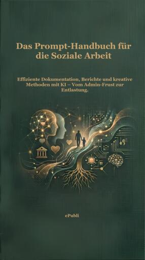 Portada del libro «Das Prompt-Handbuch für die Soziale Arbeit», de Simon Berner