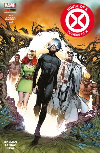 Portada del libro «X-Men: House of X & Powers of X, Band 1», de Jonathan Hickman