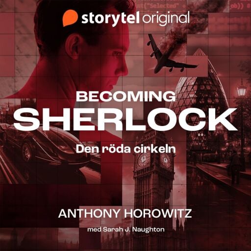 Portada del audiolibro «Becoming Sherlock - Den röda cirkeln», de Anthony Horowitz