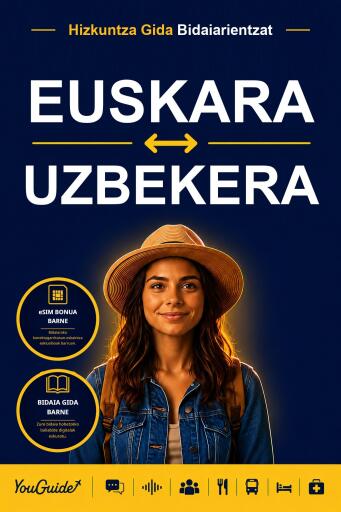 Portada del libro «The Language Guide for Travelers - Basque to Uzbek», de YouGuide