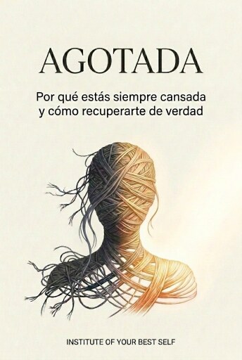 Portada del libro «Agotada», de Equipo Institute of Your Best Self