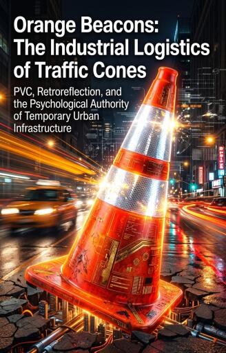 Portada del libro «Orange Beacons: The Industrial Logistics of Traffic Cones», de Gary Ingram