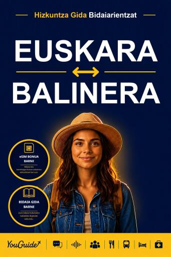 Portada del libro «The Language Guide for Travelers - Basque to Balinese», de YouGuide