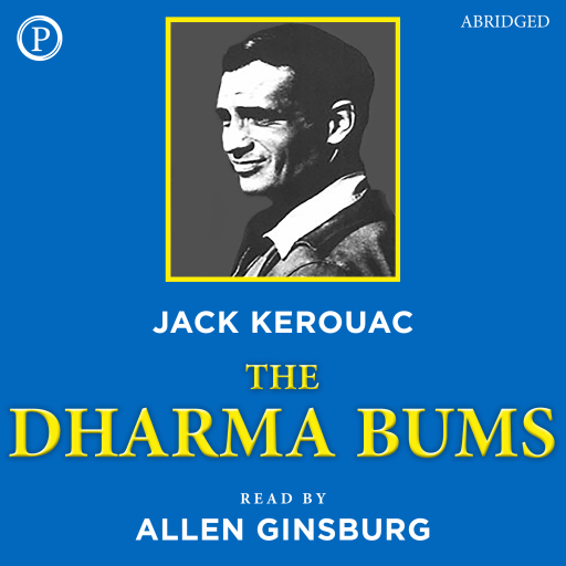 Portada del audiolibro «The Dharma Bums», de Jack Kerouac