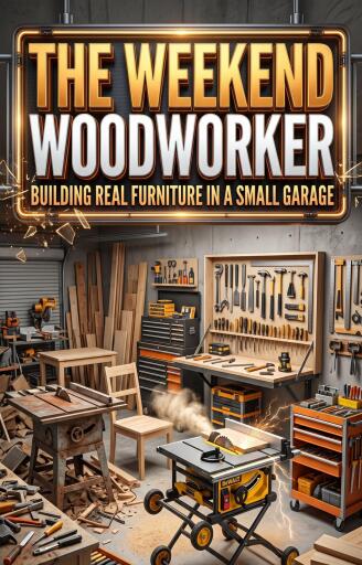 Portada del libro «The Weekend Woodworker», de Gareth Pope