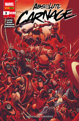 Portada del libro «Absolute Carnage, Band 3 - Unendliche Finsternis», de Donny Cates