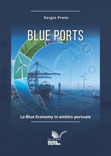 Portada del libro «Blue Ports», de Sergio Prete