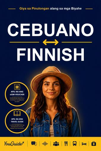 Portada del libro «The Language Guide for Travelers - Cebuano to Finnish», de YouGuide