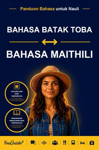 Portada del libro «The Language Guide for Travelers - Batak Toba to Maithili», de YouGuide