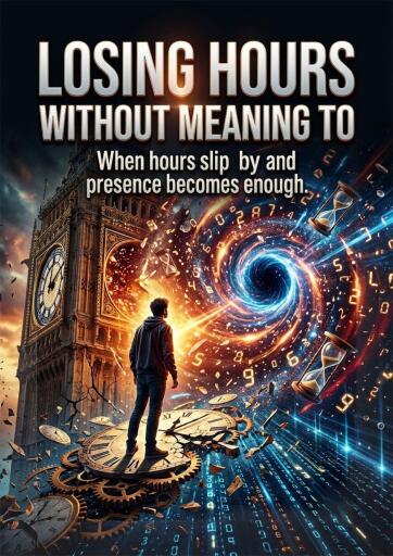 Portada del libro «Losing hours without meaning to», de Marin Ellis