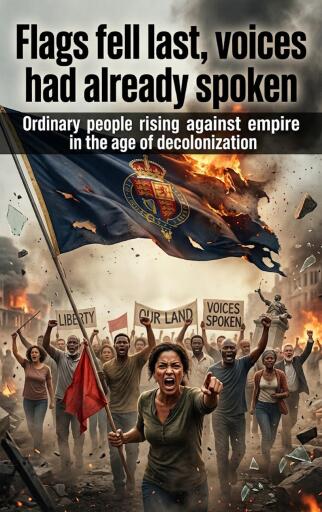 Portada del libro «Flags fell last, voices had already spoken», de Olivia Bennett