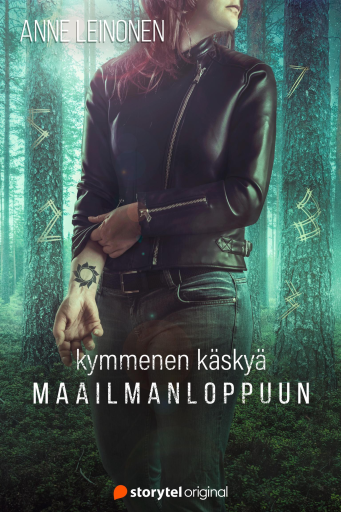 Portada del libro «10 käskyä maailmanloppuun», de Anne Leinonen