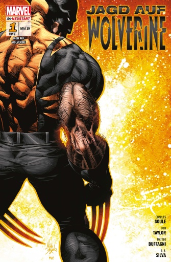 Portada del libro «Jagd auf Wolverine 1 - Auf der Spur einer Leiche», de Charles Soule