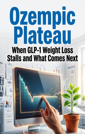 Portada del libro «Ozempic Plateau», de Iris Penrose