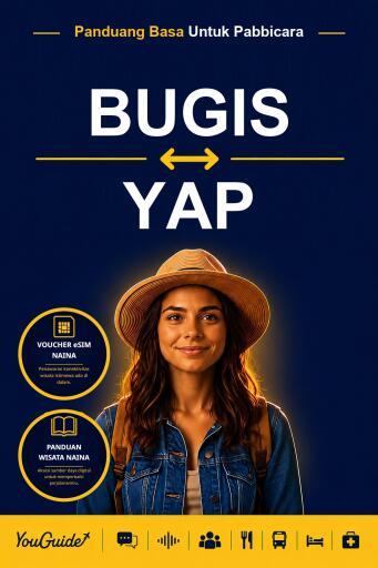 Portada del libro «The Language Guide for Travelers - Buginese to Yapese», de YouGuide