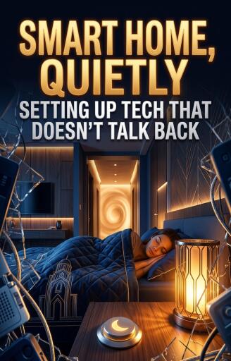 Portada del libro «Smart Home, Quietly», de Joanne Reeve