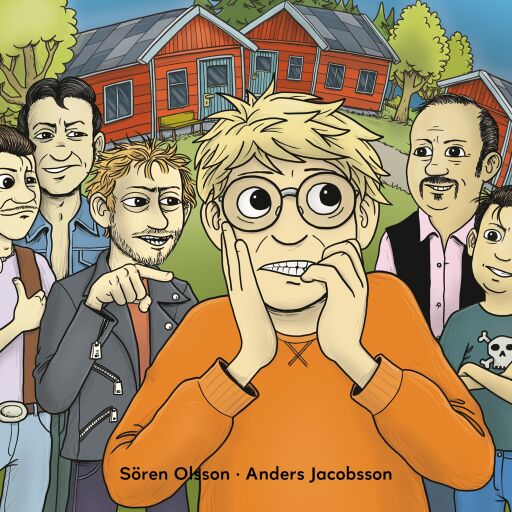 Portada del libro «Bert och familjefejden», de Sören Olsson, Anders Jacobsson