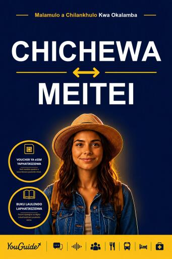 Portada del libro «The Language Guide for Travelers - Chichewa to Meitei», de YouGuide