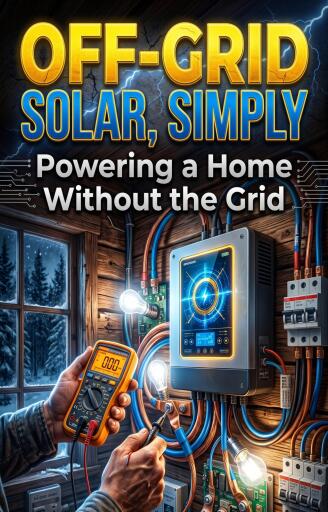 Portada del libro «Off-Grid Solar, Simply», de Gareth Pope
