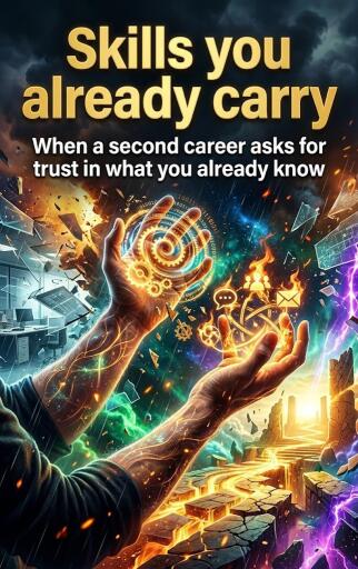 Portada del libro «Skills you already carry», de Mia Harrington