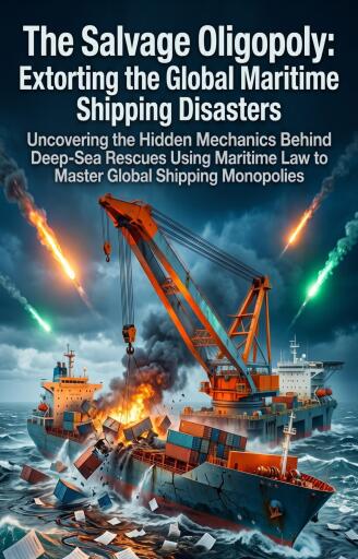 Portada del libro «The Salvage Oligopoly: Extorting the Global Maritime Shipping Disasters», de Mark Perez