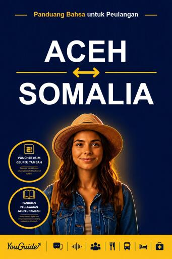 Portada del libro «The Language Guide for Travelers - Acehnese to Somali», de YouGuide