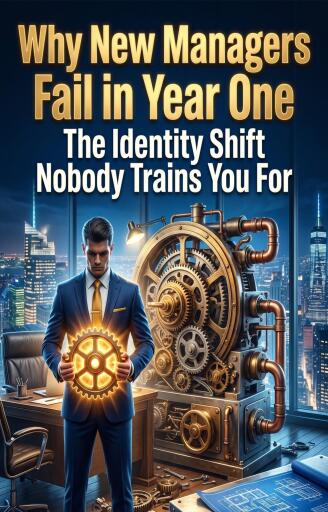Portada del libro «Why New Managers Fail in Year One», de Maya Burke