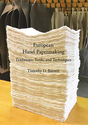 Portada del libro «European Hand Papermaking», de Timothy D. Barrett