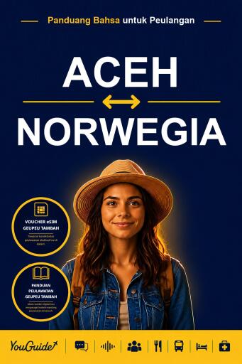 Portada del libro «The Language Guide for Travelers - Acehnese to Norwegian», de YouGuide