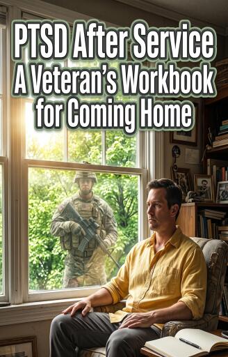 Portada del libro «PTSD After Service», de Dr. Mira Hutchens