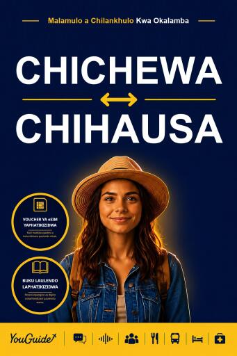 Portada del libro «The Language Guide for Travelers - Chichewa to Hausa», de YouGuide