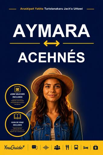 Portada del libro «The Language Guide for Travelers - Aymara to Acehnese», de YouGuide